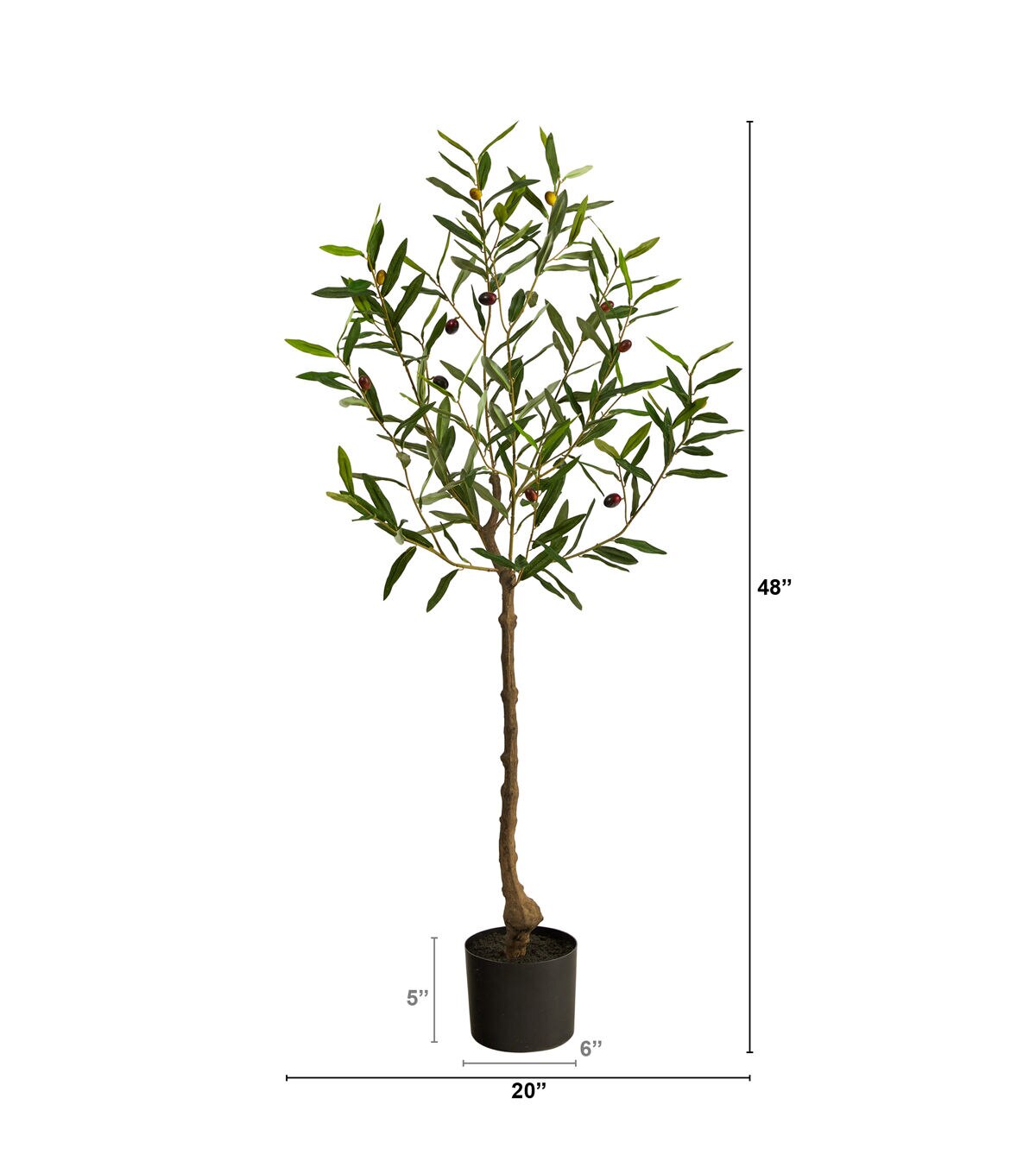 Nearly Natural 4ft. Olive Artificial Tree