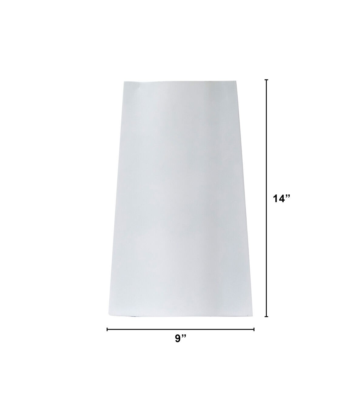 Nearly Natural 14 White Modern Metal Vase