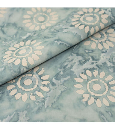 Singer Fabric 100% Cotton Batik Cadet