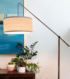 Brightech Hudson LED Floor Lamp - Bronze