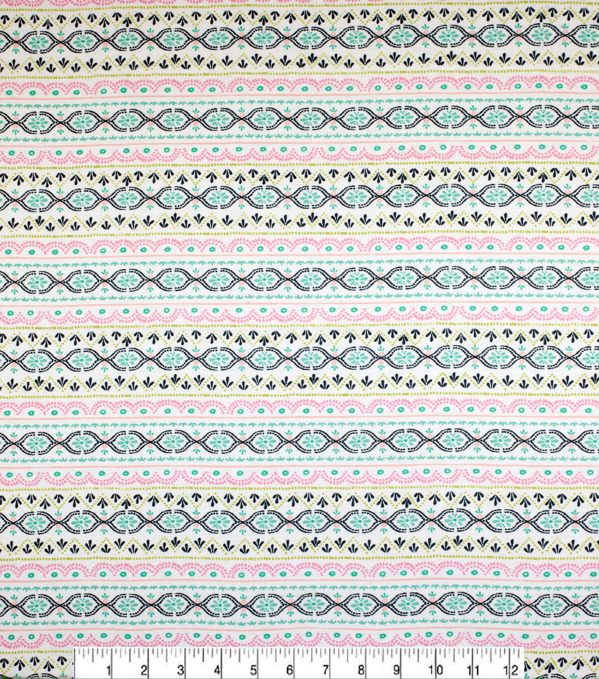 Bright Stripe Geo Super Snuggle Flannel Fabric