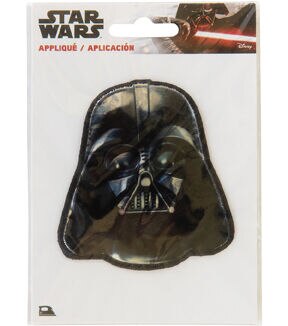 Disney 5.5 Star Wars Darth Vader Head Iron On Patch