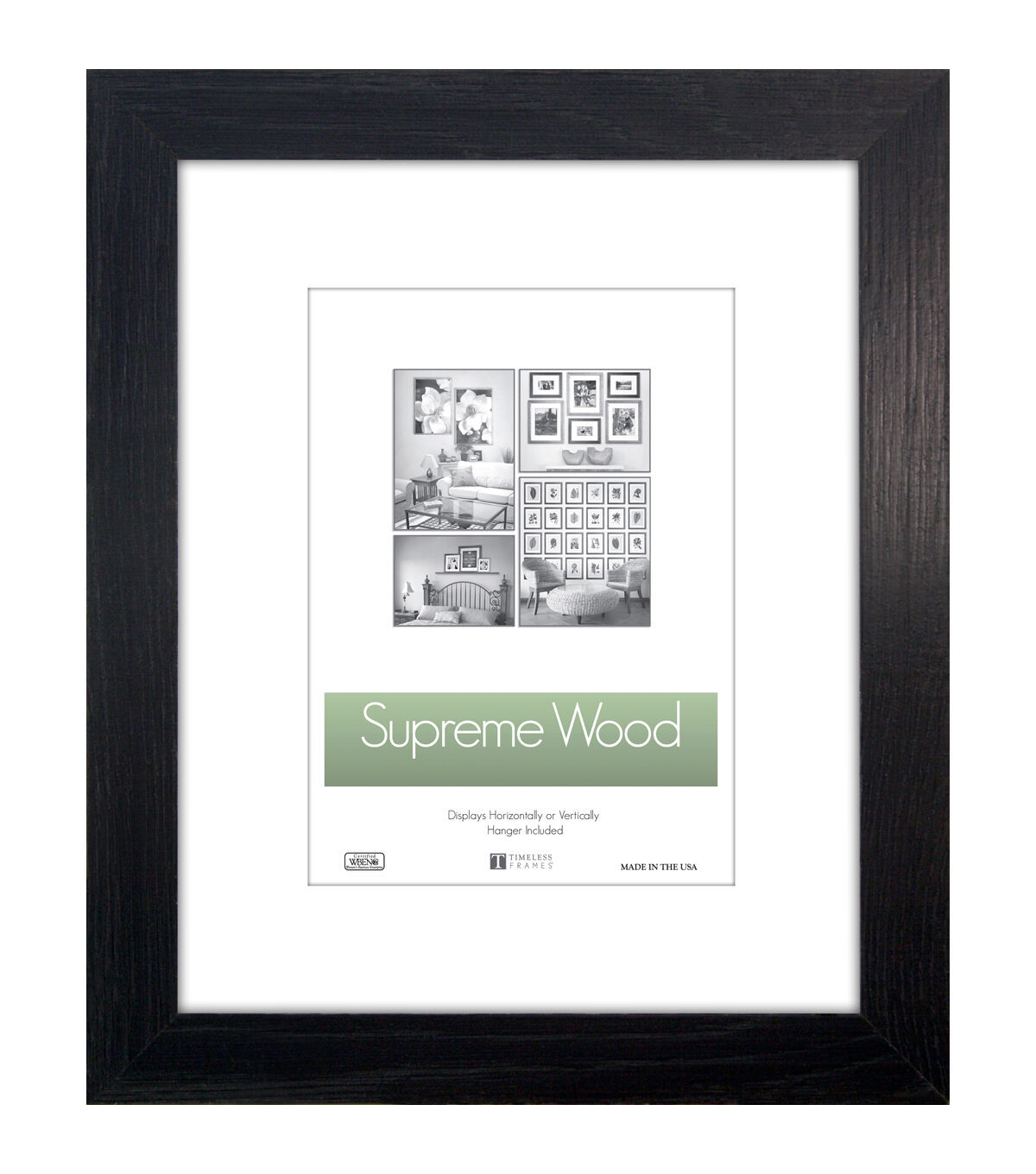 Timeless Frames 11x14 Regal Portrait Black Frame