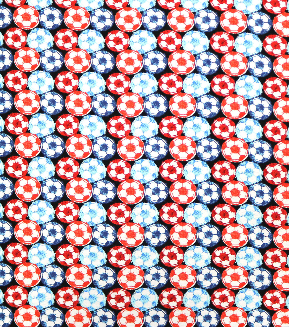Soccer Balls Super Snuggle Flannel Fabric