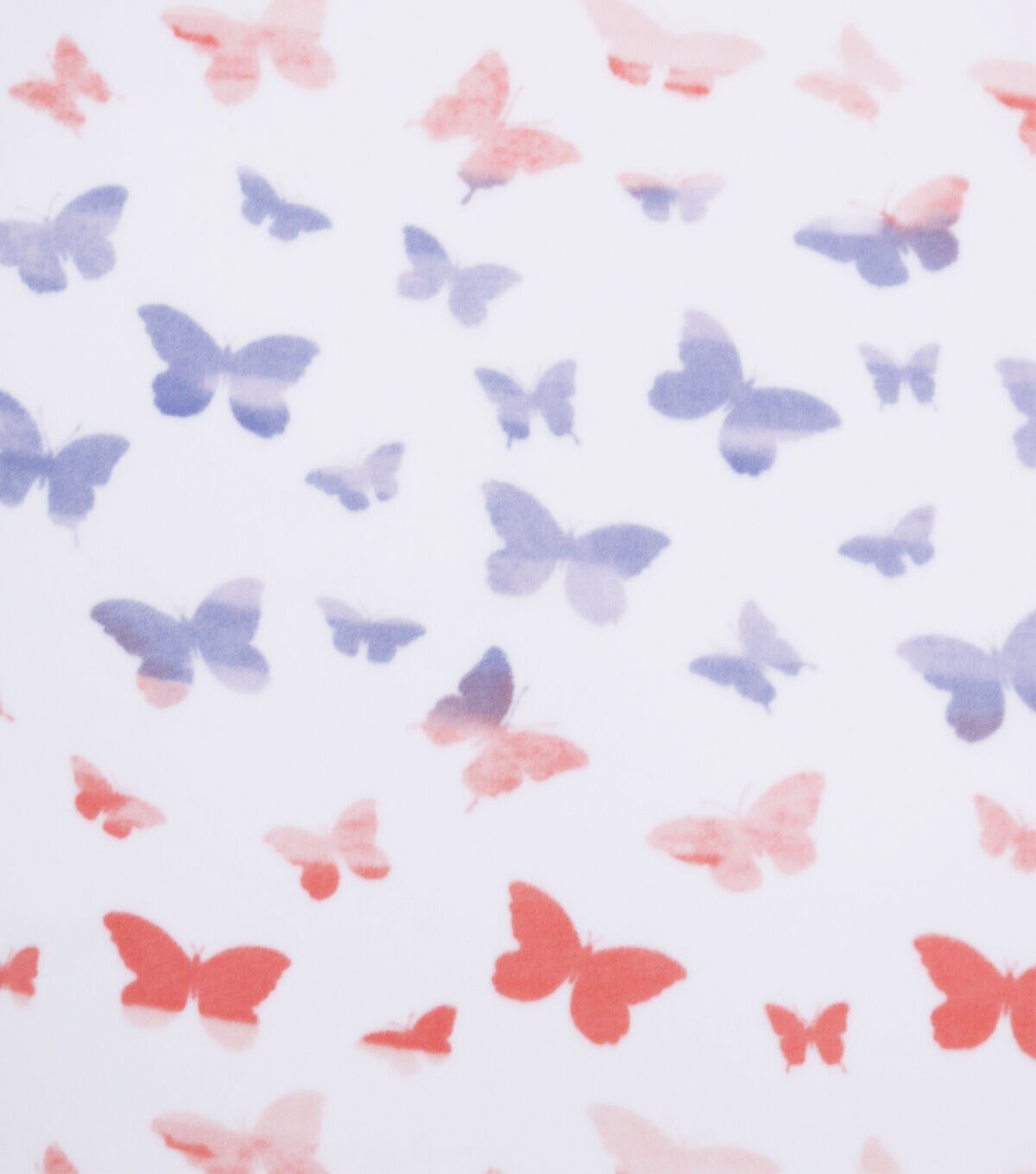 POP! Butterfly Ombre Fashion Lightweight Fleece Fabric