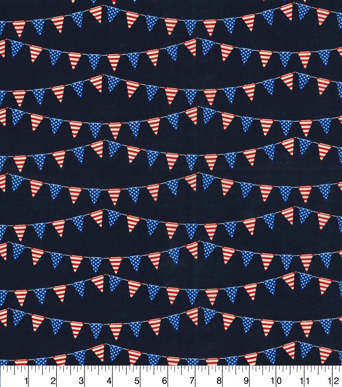 Fabric Traditions Patriotic Flags On Lines Patriotic Cotton Fabric