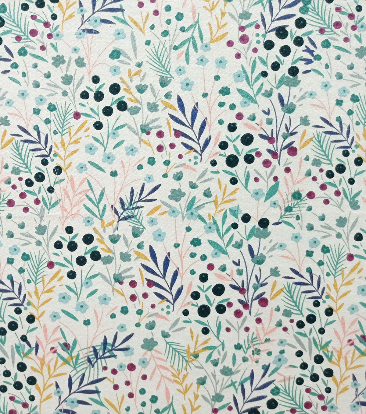 Packed Floral Super Snuggle Flannel Fabric