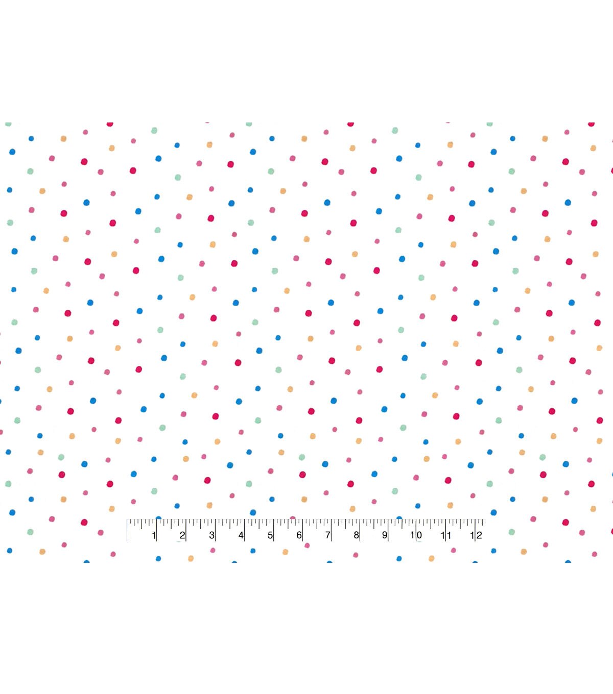 Multi Dot Super Snuggle Flannel Fabric