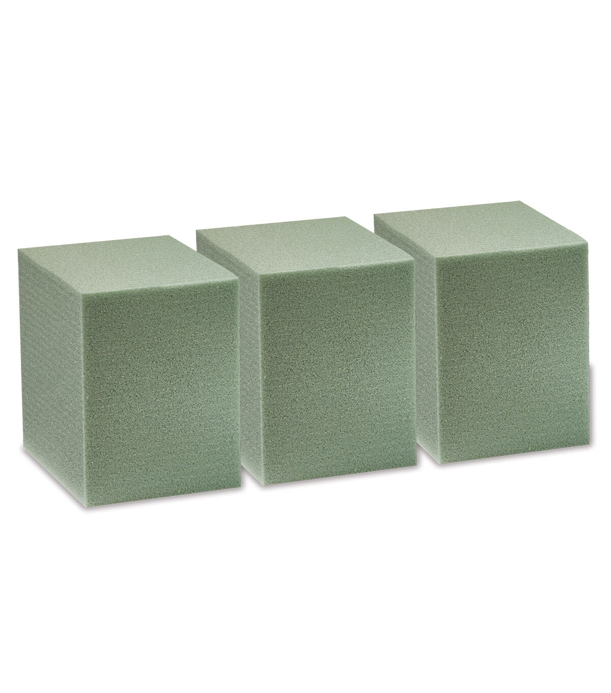 FloraCraft Floral Desert DryF��M 3 Piece Block 2.6x3.4x3.4 Green