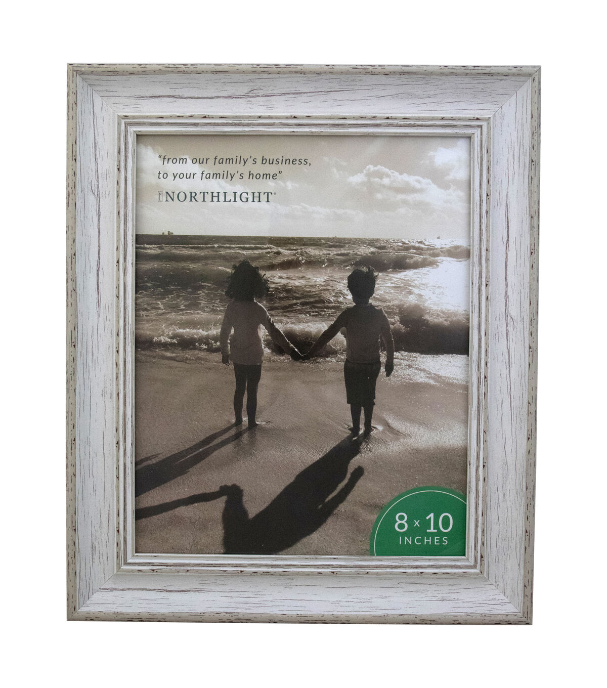 Northlight 8 x 10 White Vintage Wall & Tabletop Picture Frame