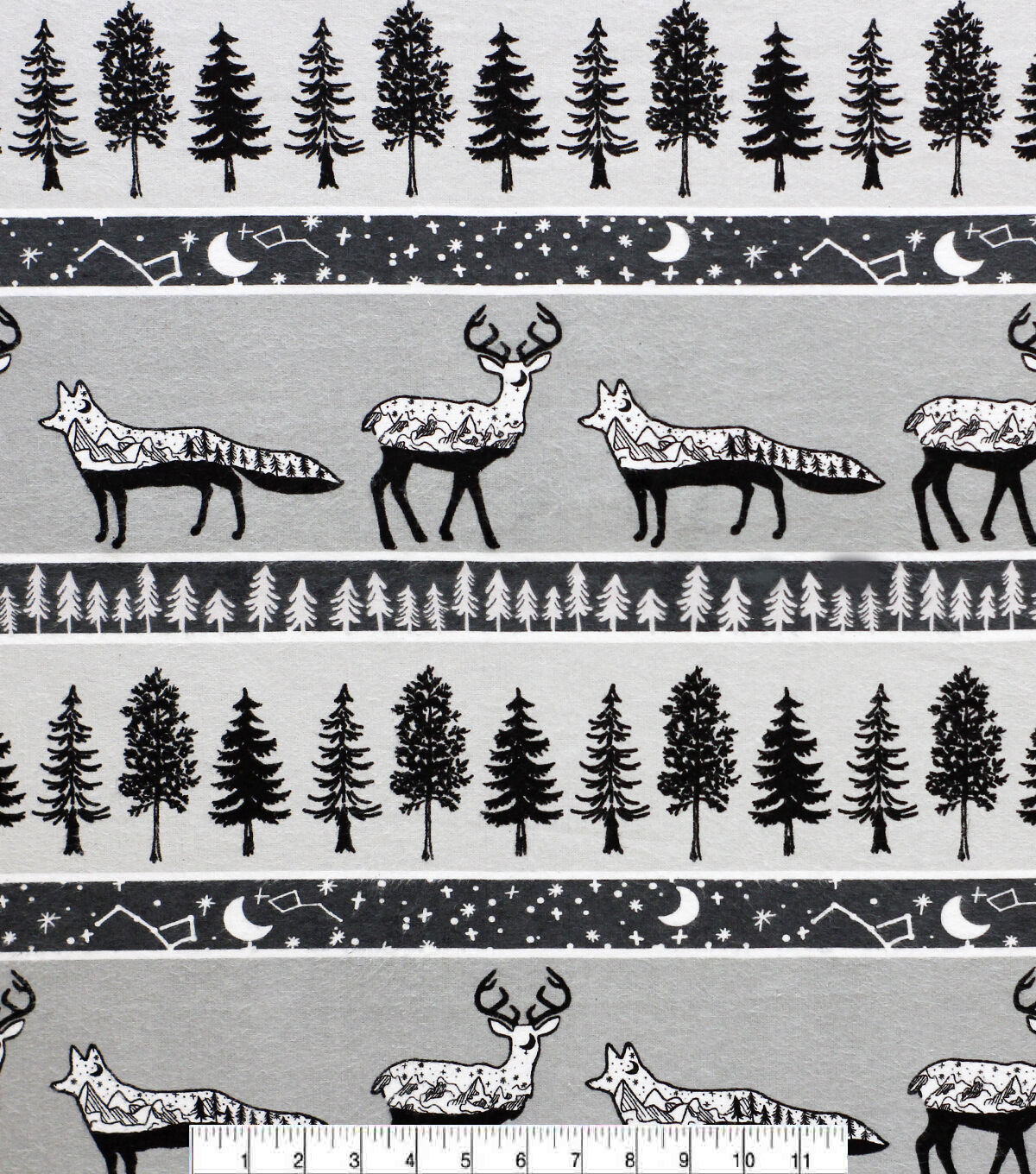 Wilderness Celestial Stripe Super Snuggle Flannel Fabric