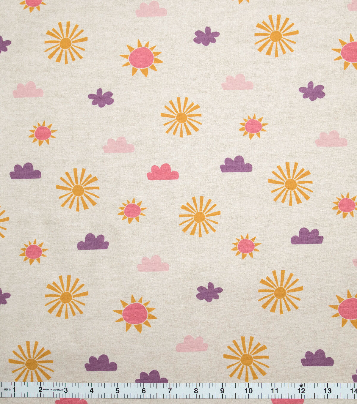 POP! Clouds & Sun Super Snugle Flannel Fabric