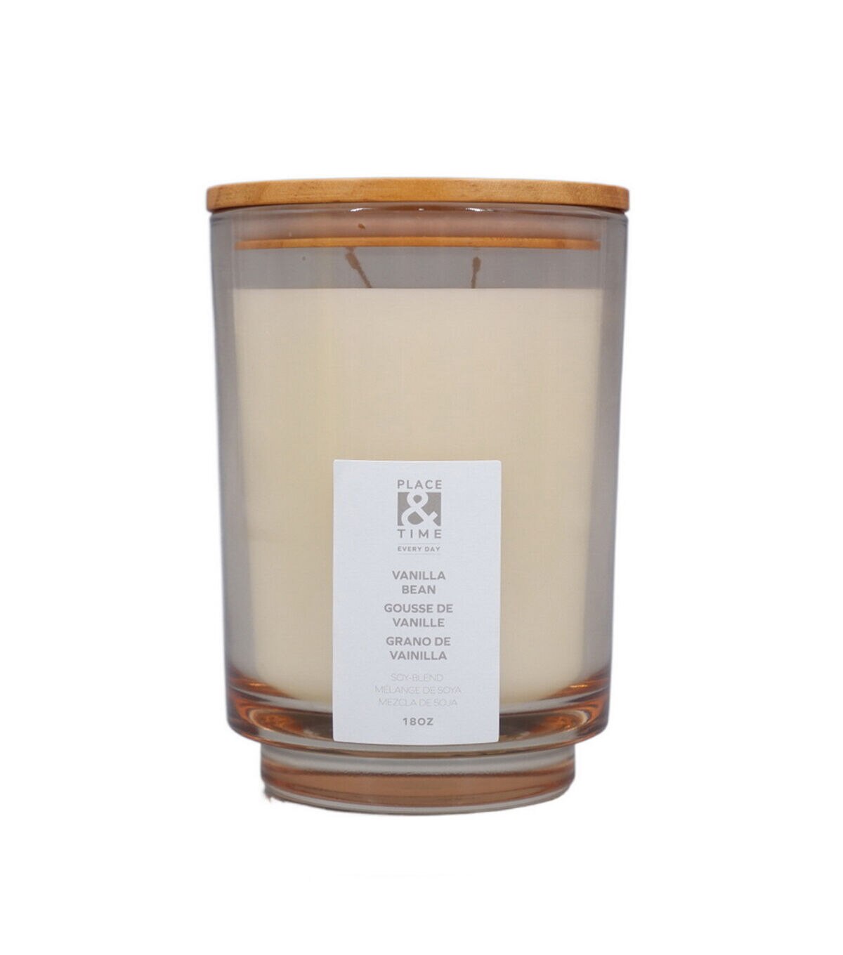 18oz Scented Jar Candle With Cork Lid by Place & Time