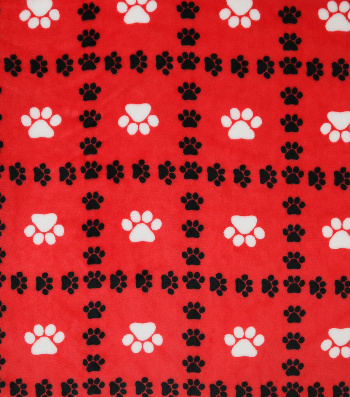 Sew Lush Plush 1.5 yard Precut Dog Print Fleece Fabric