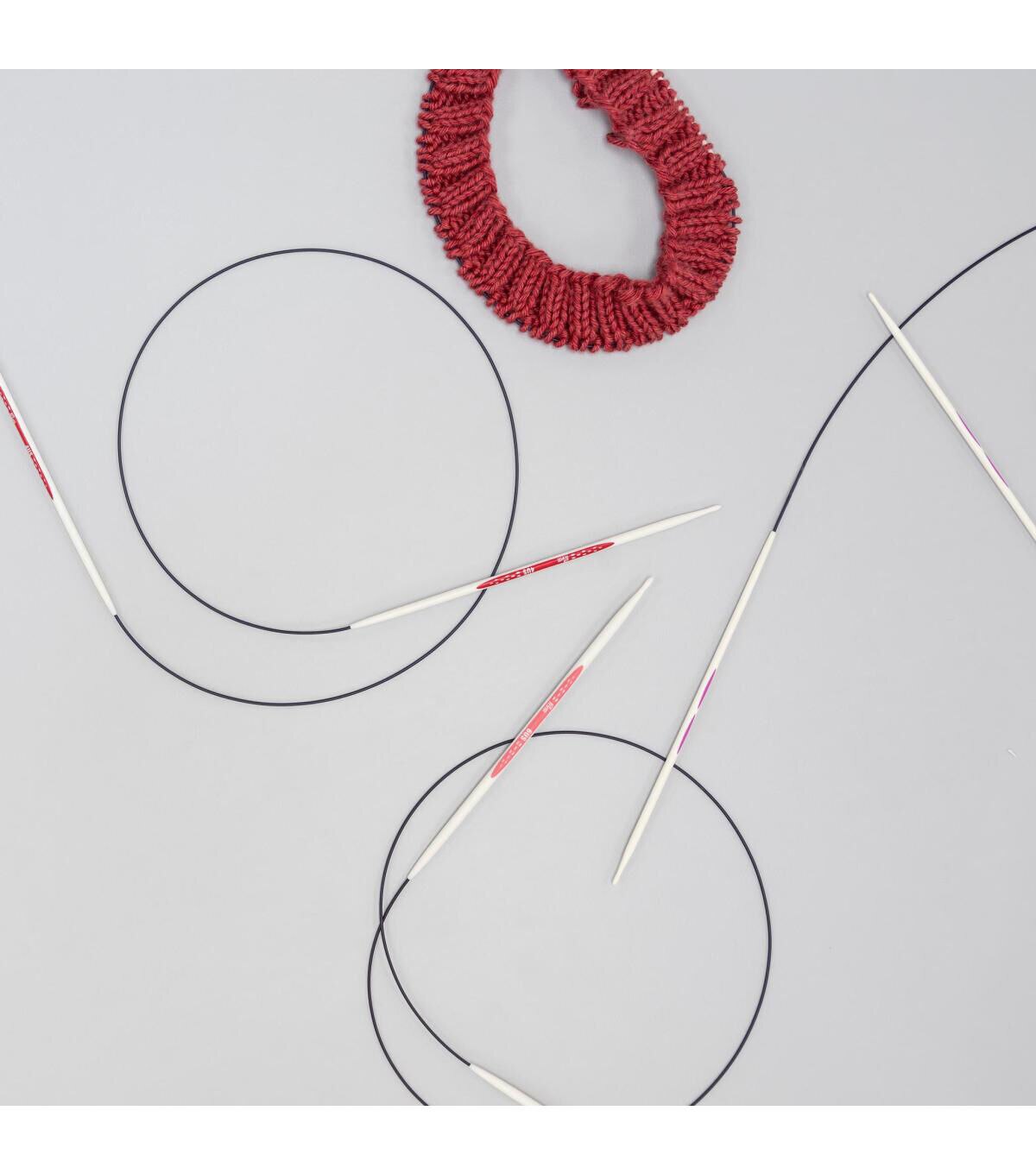 Prym Ergonomics 32 Circular Knitting Needles Set, Size US 2, 4 & 6