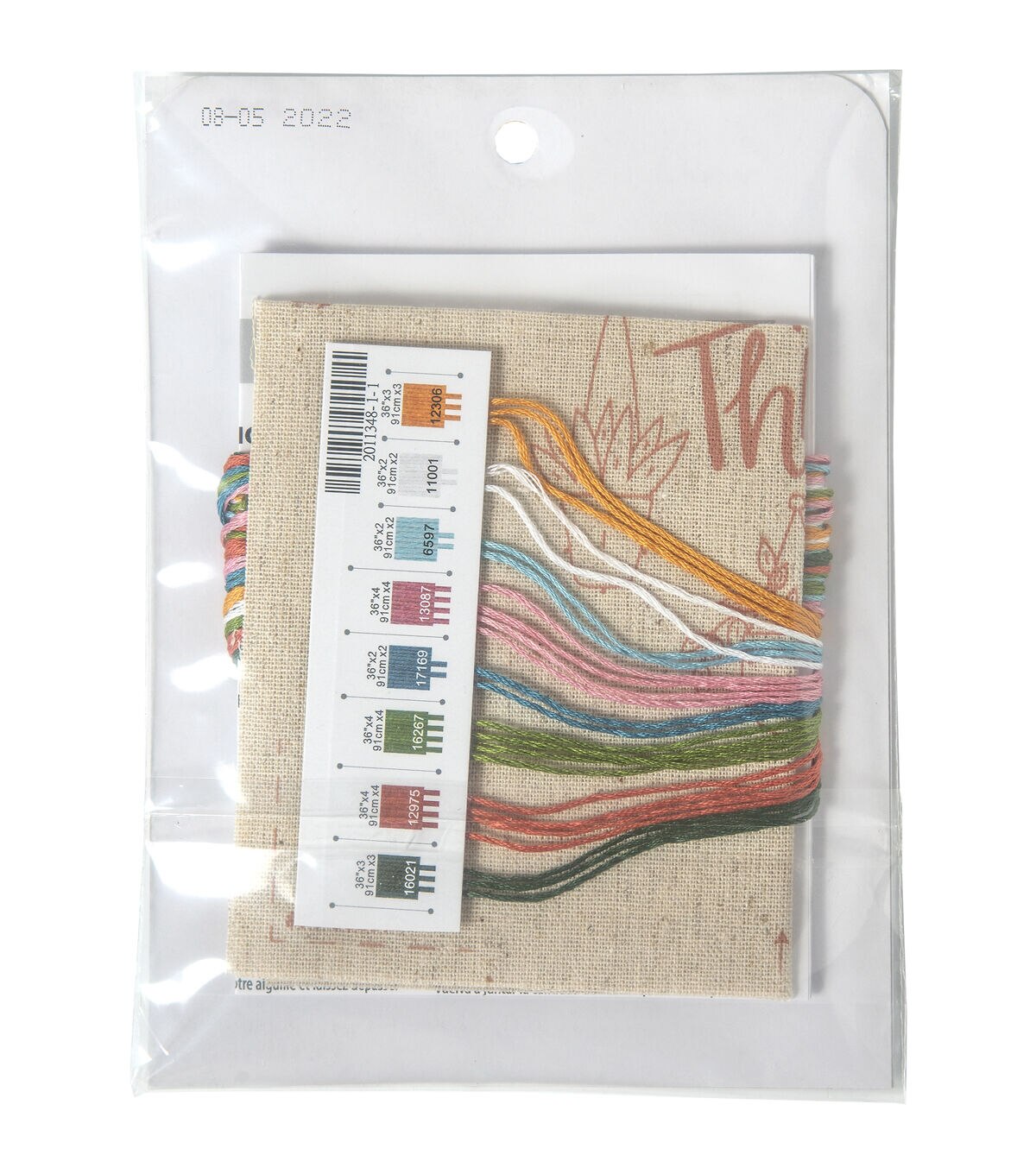 Dimensions 5 x 7 Hang in There Embroidery Kit