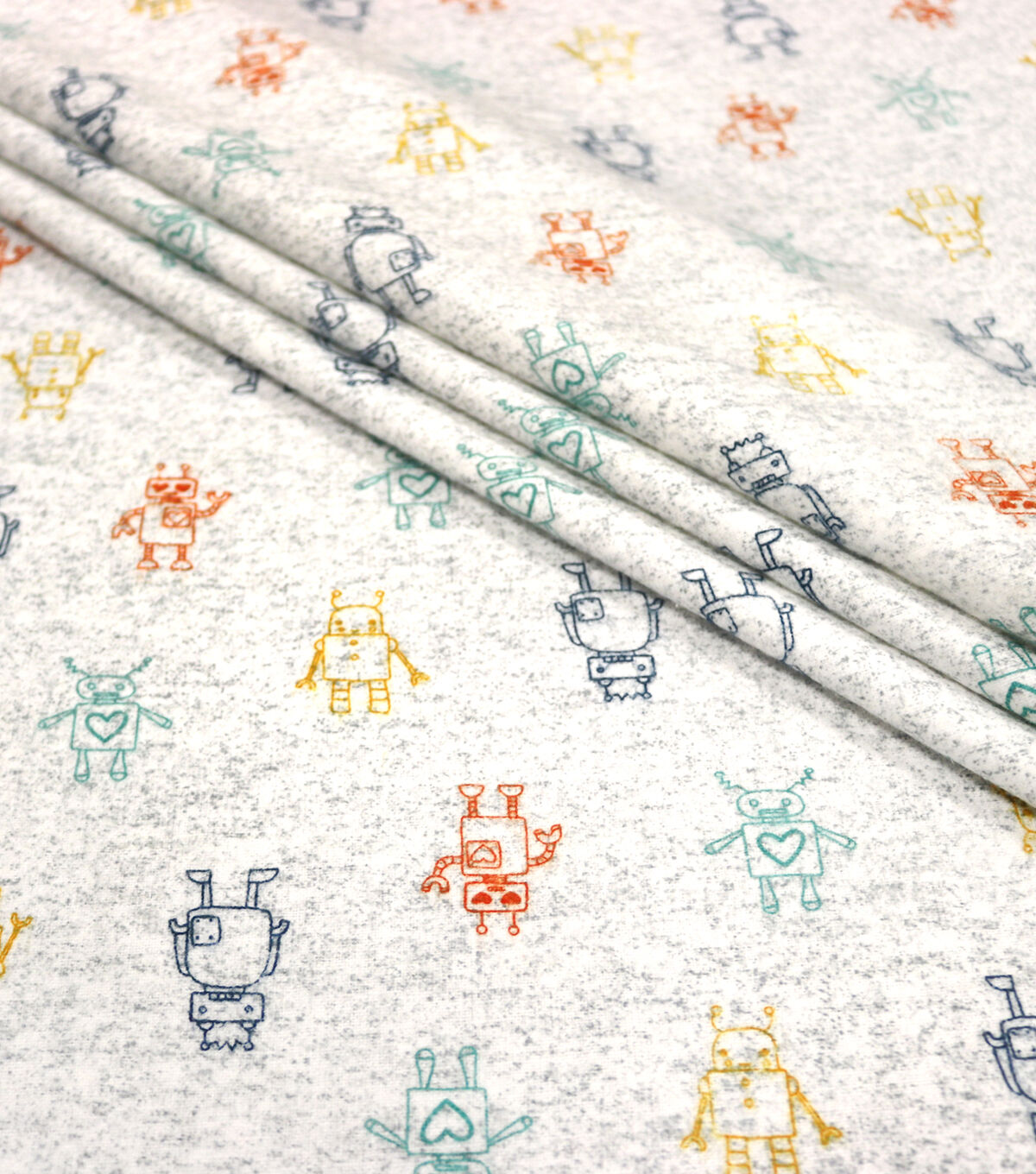 POP! Robot Super Snuggle Flannel Fabric