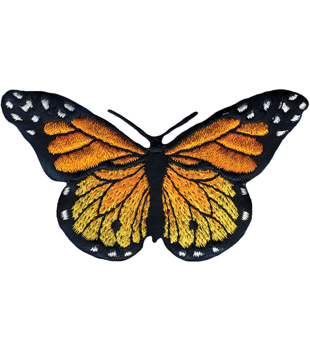 Wrights 3 Monarch Butterfly Iron On Patch