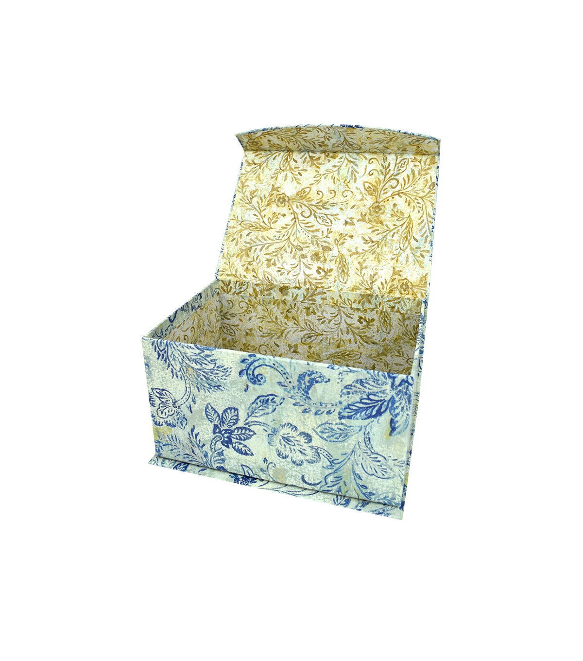 8 Navy Exotic Elegance Fliptop Box by Hudson 43