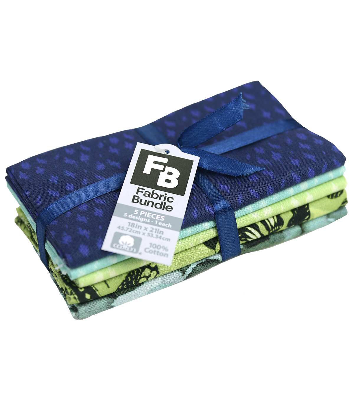 18 x 21 Cool Blender 1 Cotton Fabric Quarters 5ct by Keepsake Calico