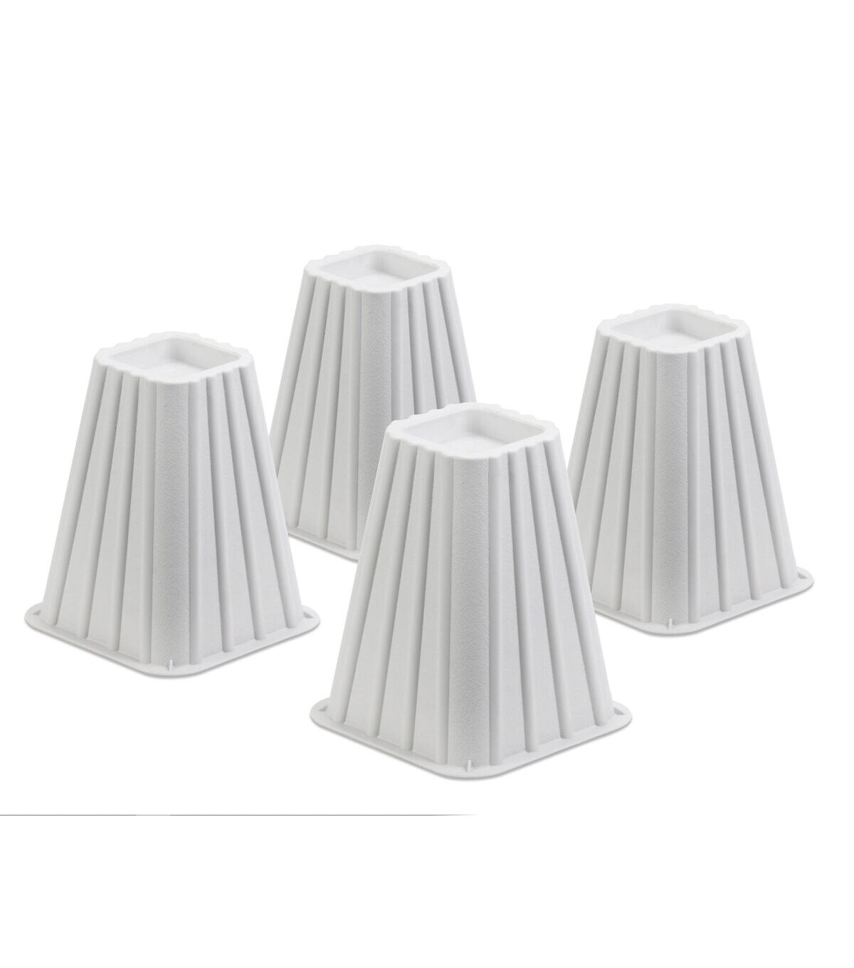 Honey Can Do Bed Risers White 8