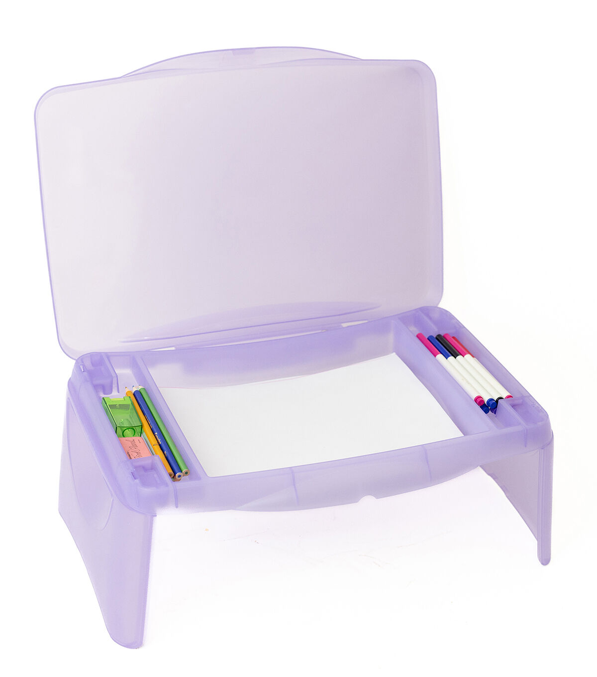 Everything Mary 21 x 18 Purple Plastic Lap Desk