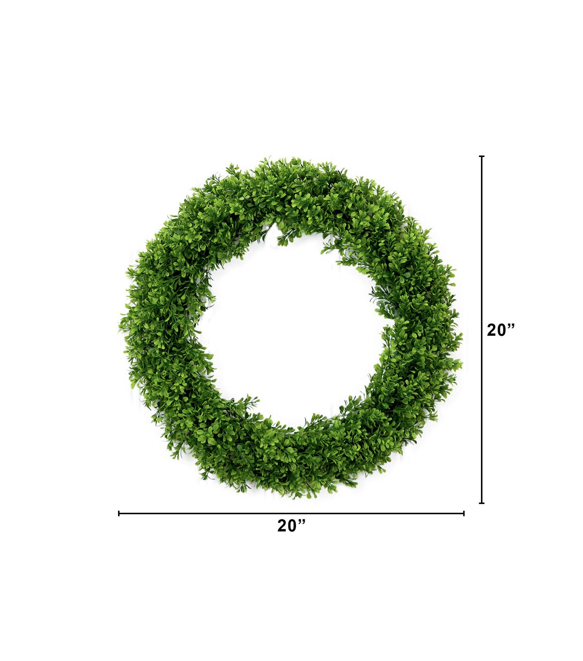 Nearly Natural 20 Green Artificial Boxwood Wreath
