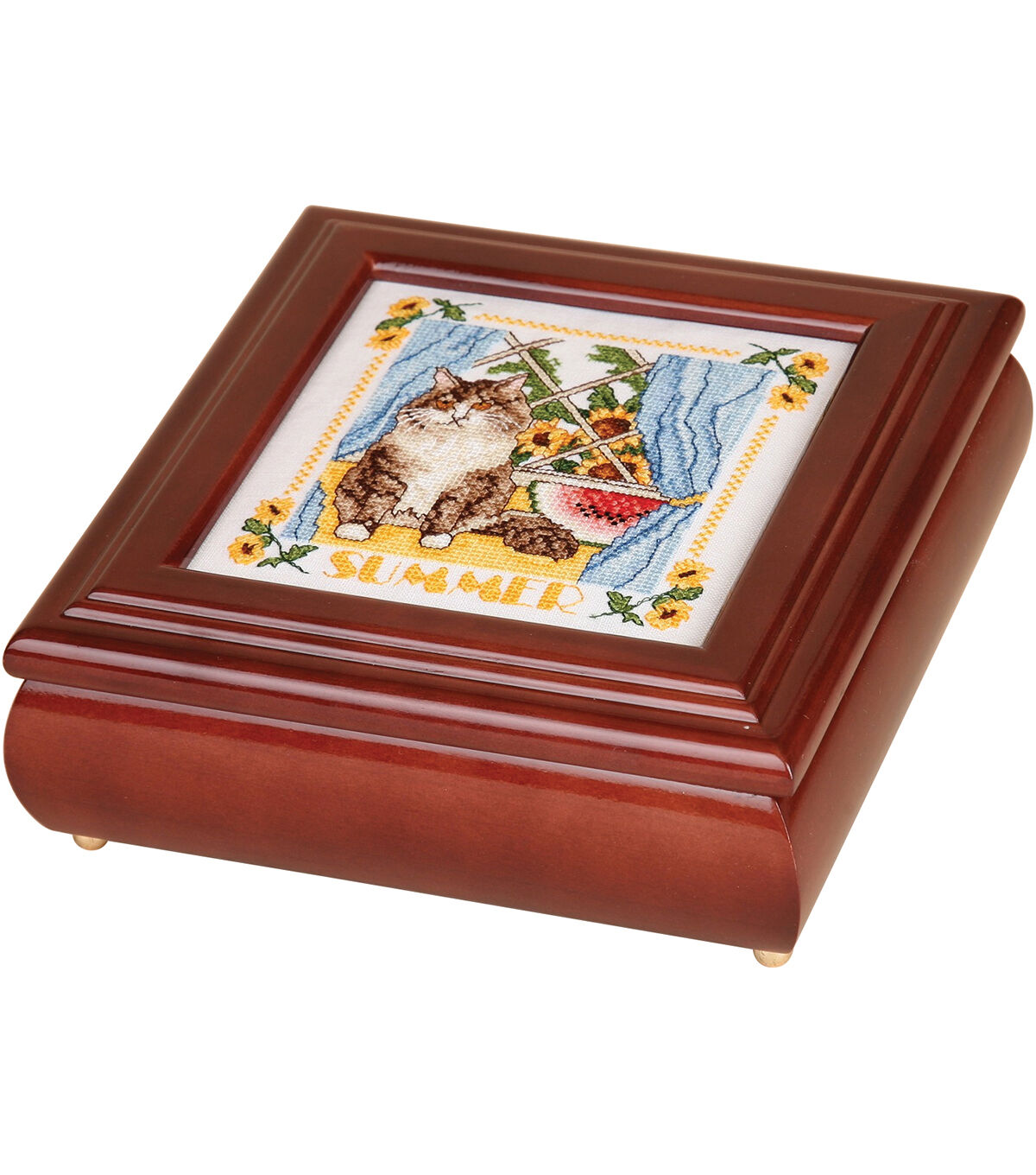 Sudberry House 8 Mahogany Betsy Square Box