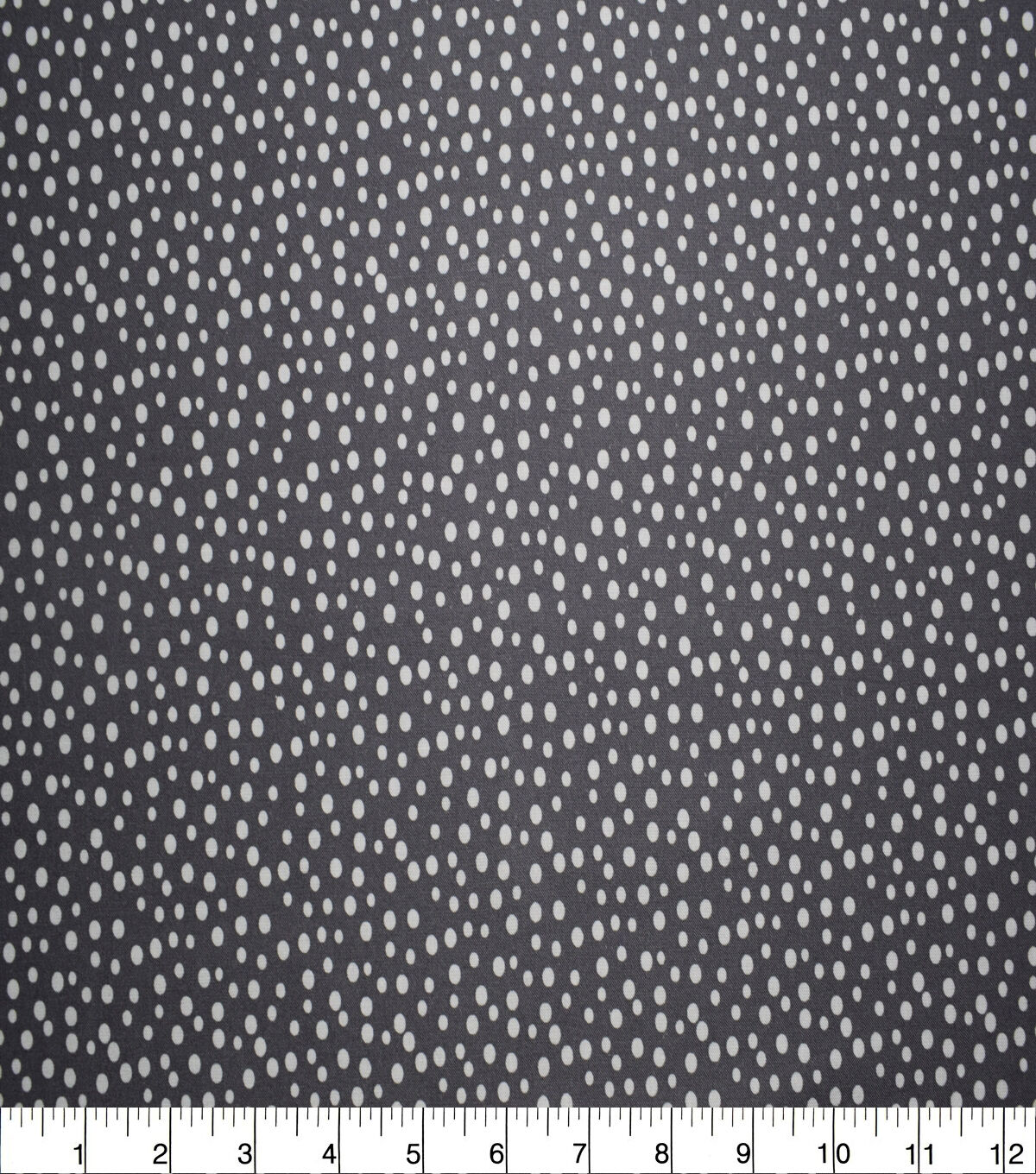 Dark Gray Dots Cotton Fabric by Quilter's Showcase