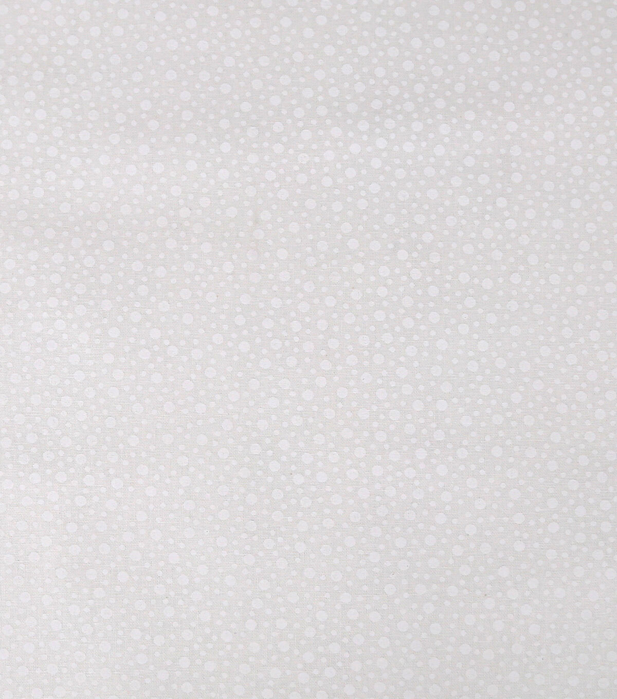 Multi Tonal Dots White Cotton Fabric by Keepsake Calico