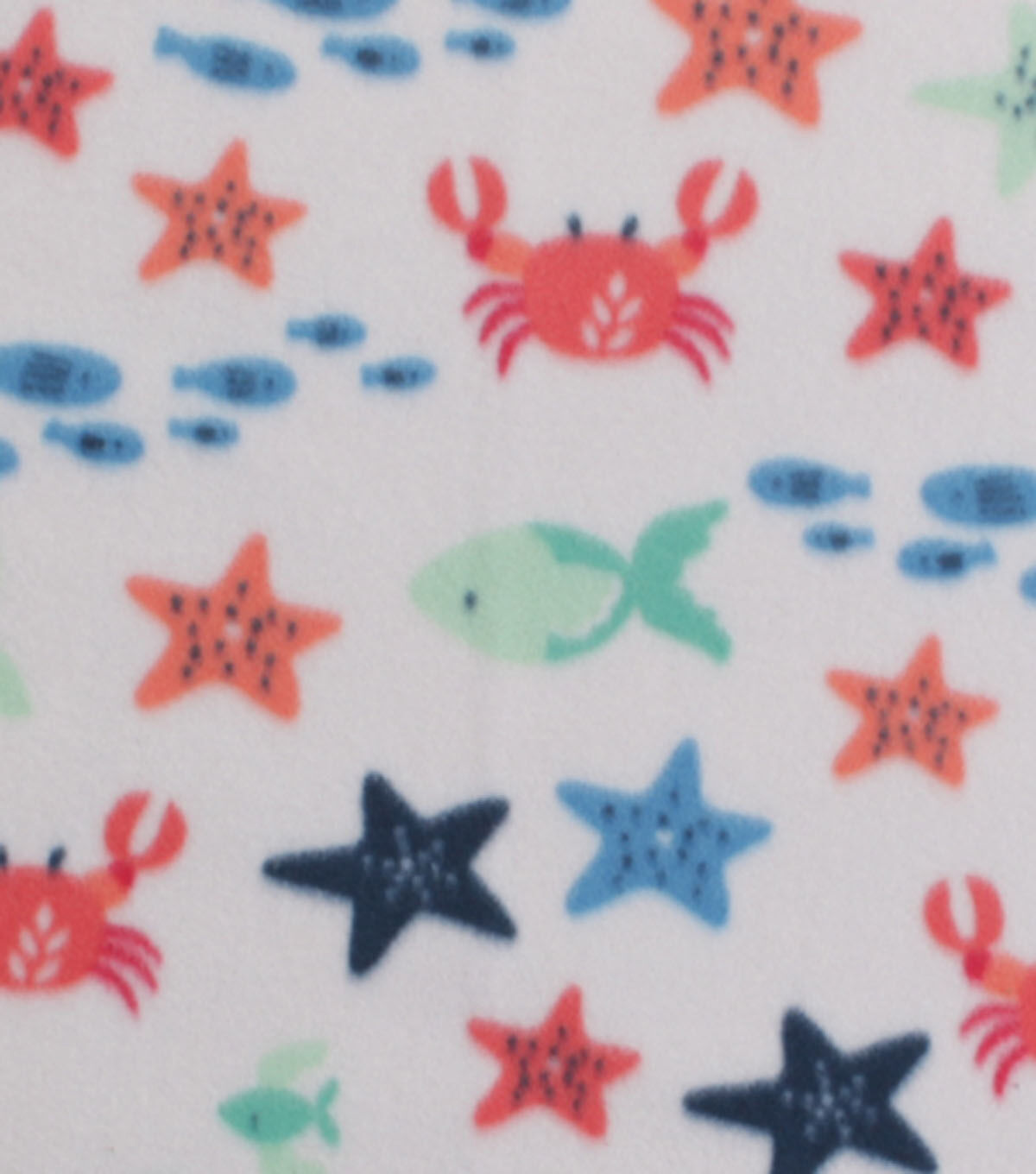 Tiny Sea Life Blizzard Fleece Fabric