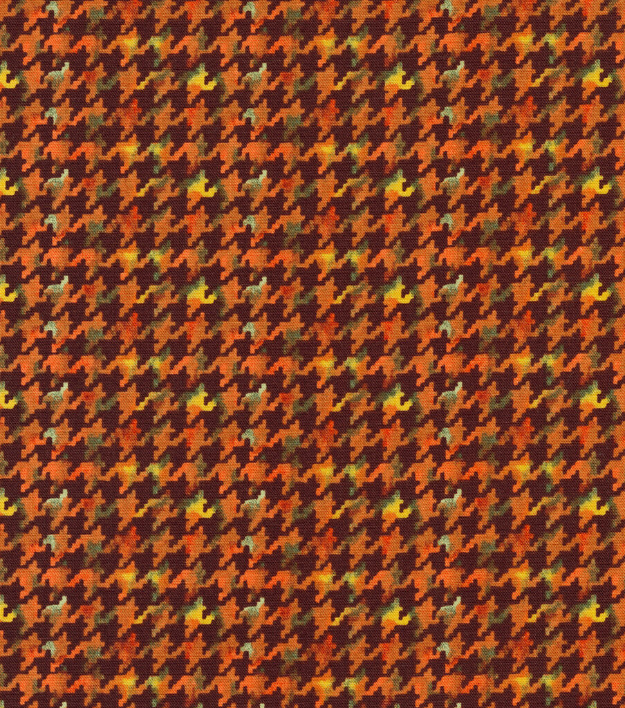 Robert Kaufman Houndstooth Harvest Cotton Fabric