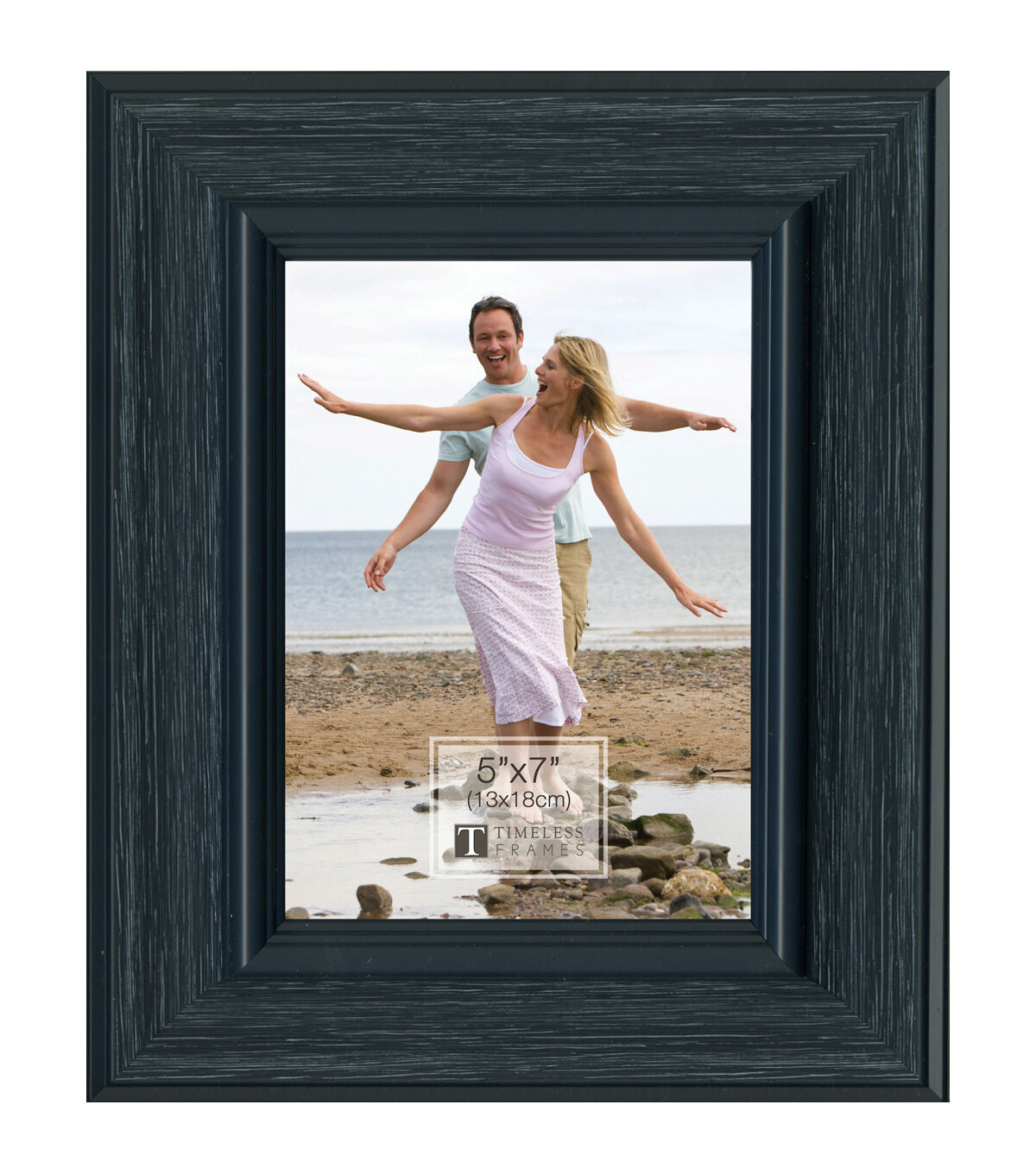Timeless 5 x 7 Cascade Blue Tabletop Picture & Wall Frame