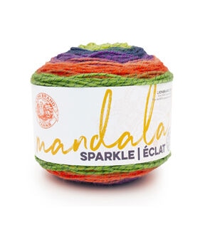 Lion Brand Yarn Mandala Sparkle Light Weight Acrylic Yarn