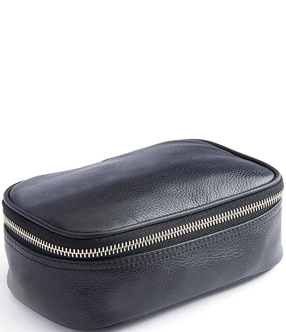 Leather Tech Accessory Travel Storage Case