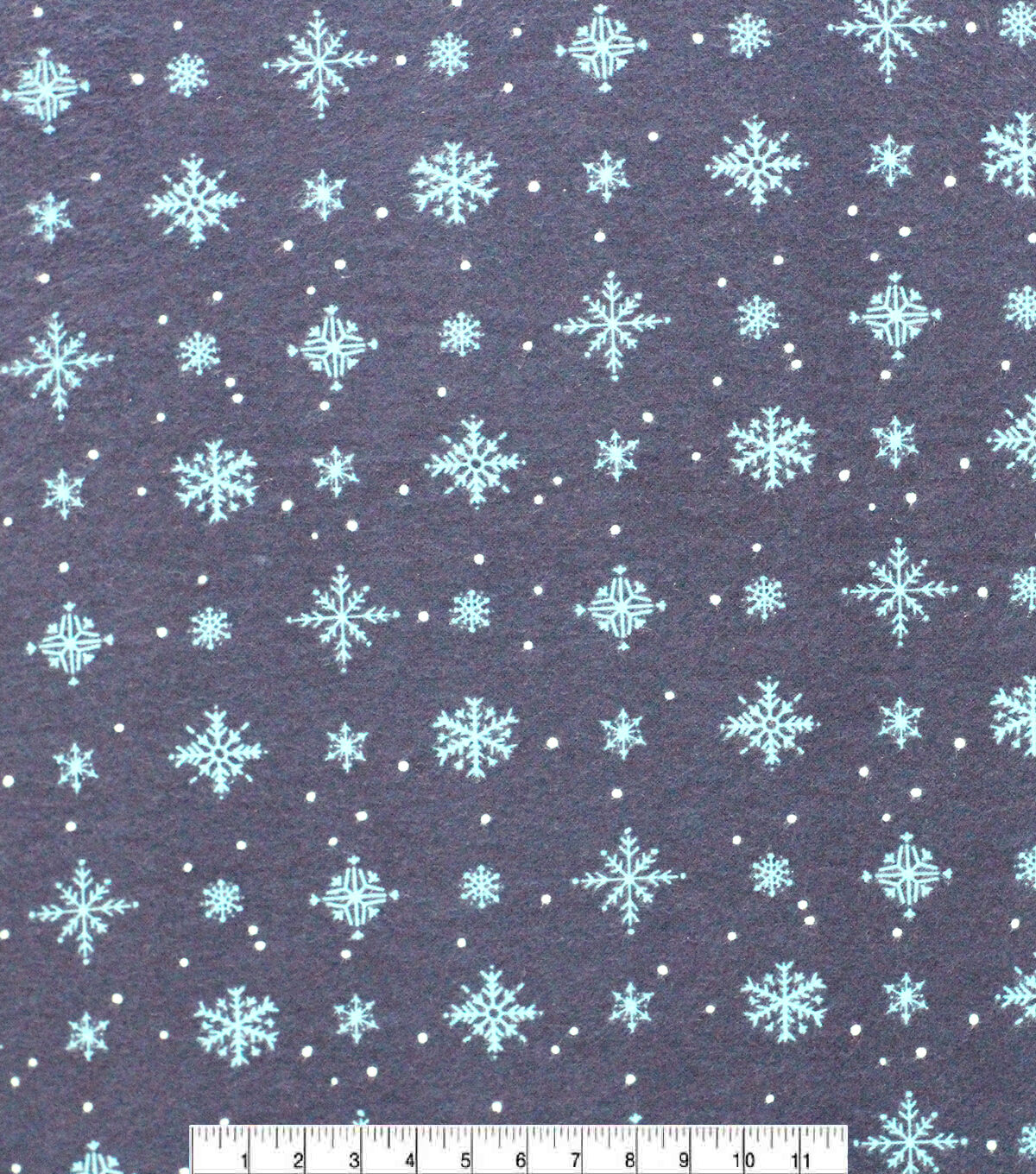 Blue Snow Super Snuggle Christmas Flannel Fabric