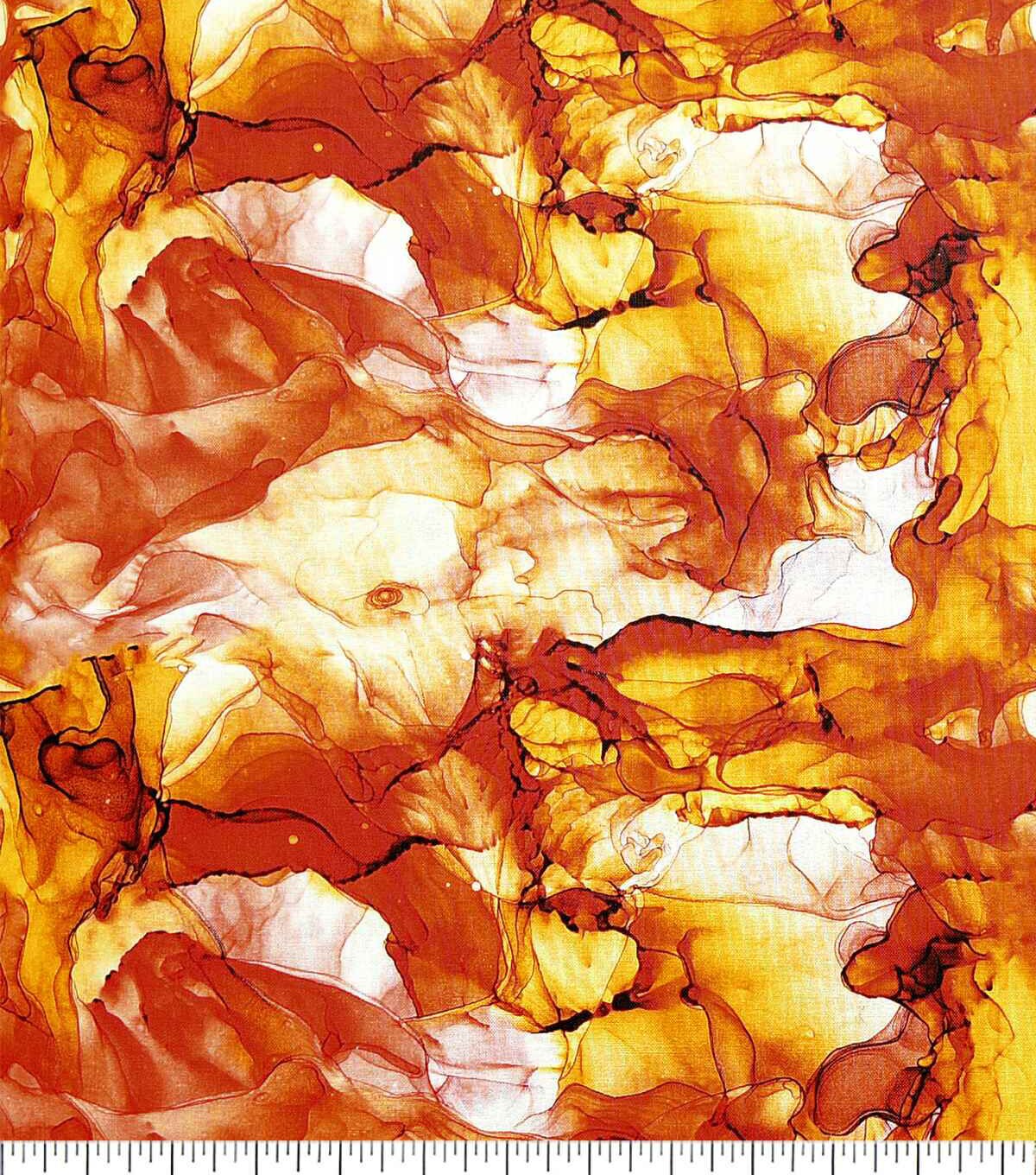 Yellow & Orange Blender Quilt Cotton Fabric by Keepsake Calico