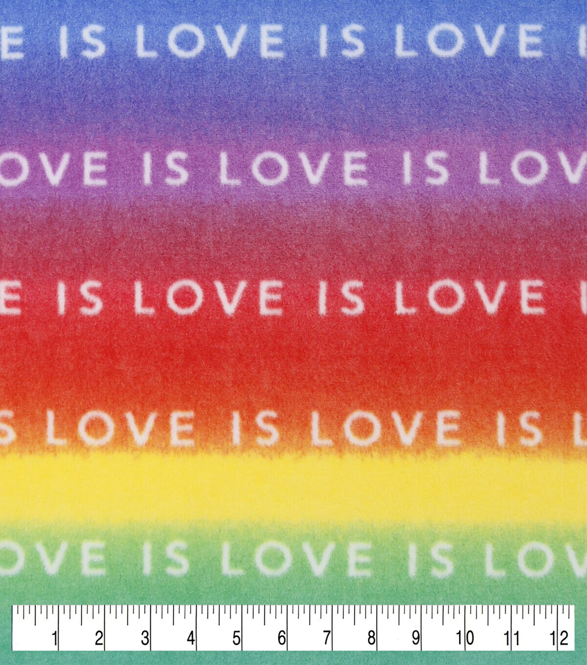 Pride Love is Love Anti Pill Fleece Fabric