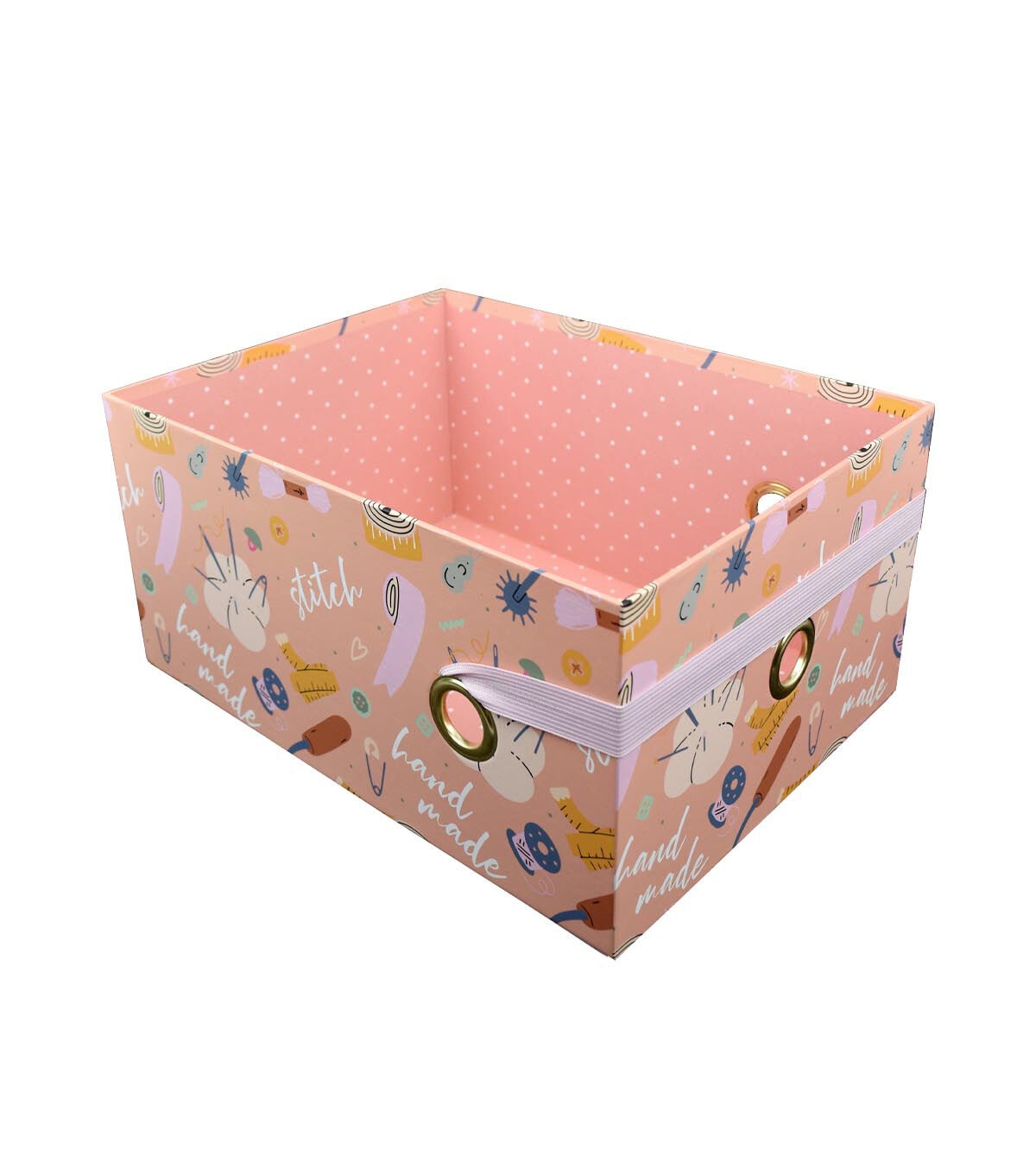 12 Sew & Craft Rectangle Box With Elastic Strap by Hudson 43