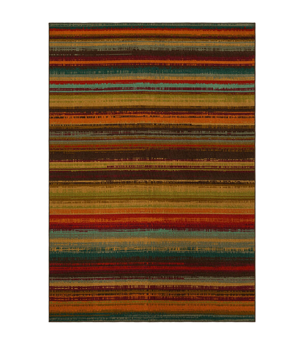 Avenue Stripe Indoor/Outdoor Rug Multi 5' X 8'