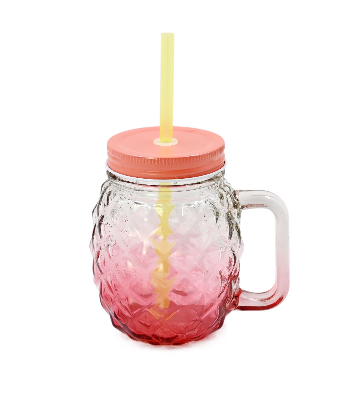 7 Summer Pineapple Mason Jar Tumbler by Happy