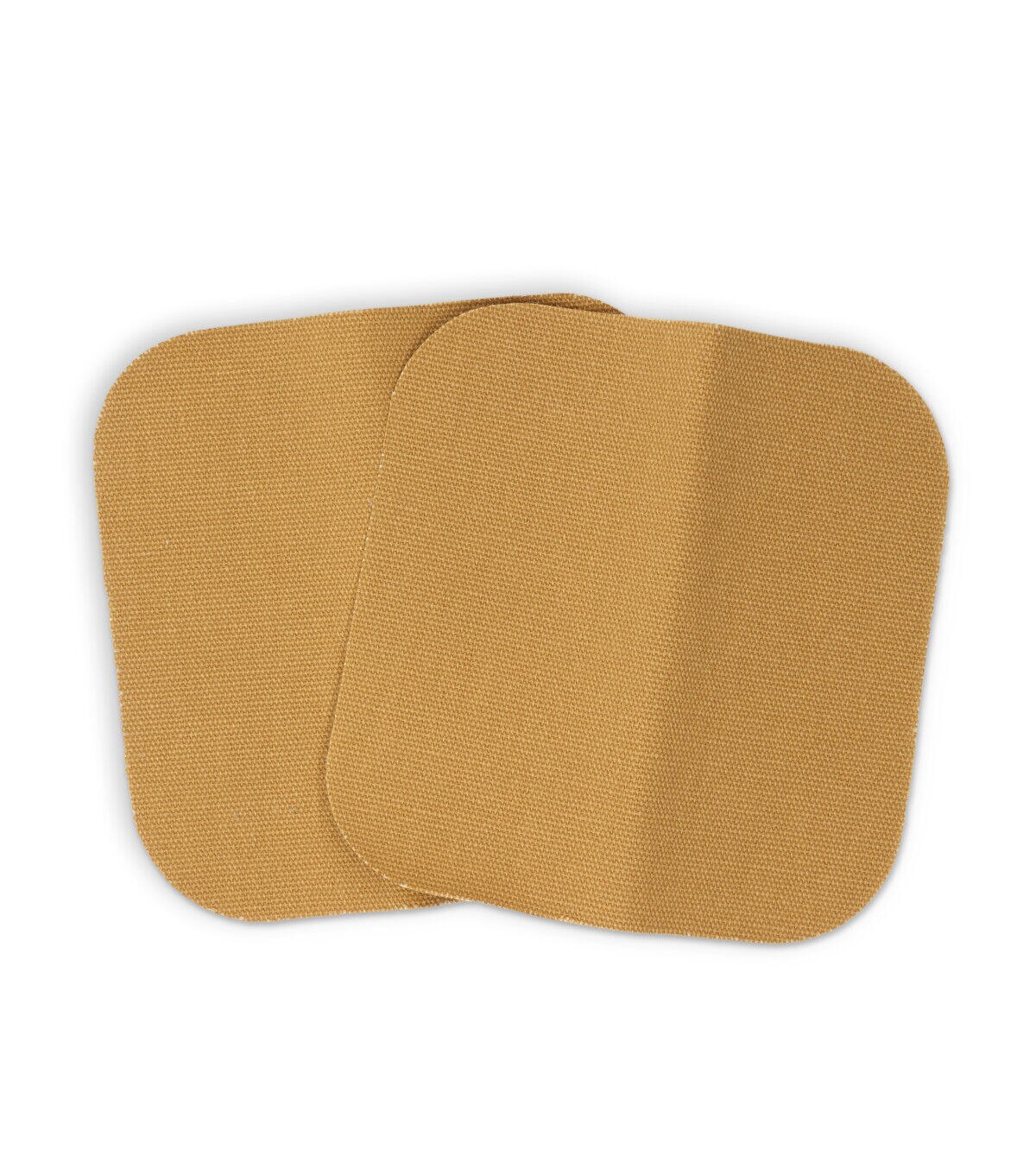 Dritz 5 x 5 Golden Brown Heavy Canvas Iron On Patches 2pk