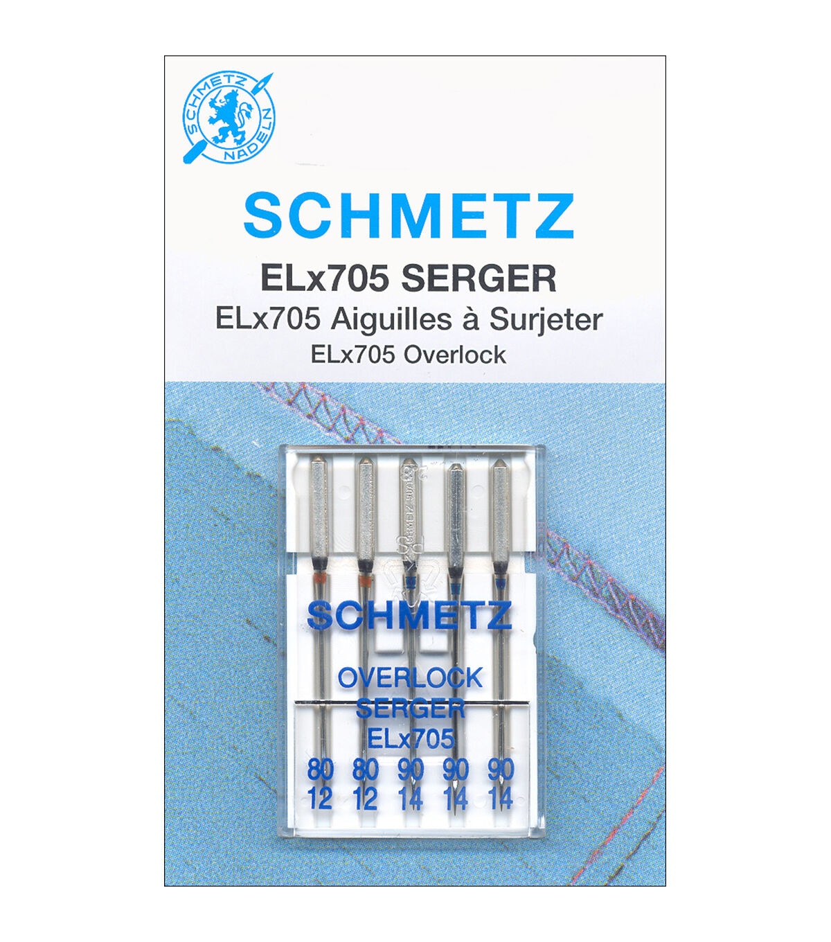 Schmetz ELX705 Serger Needles