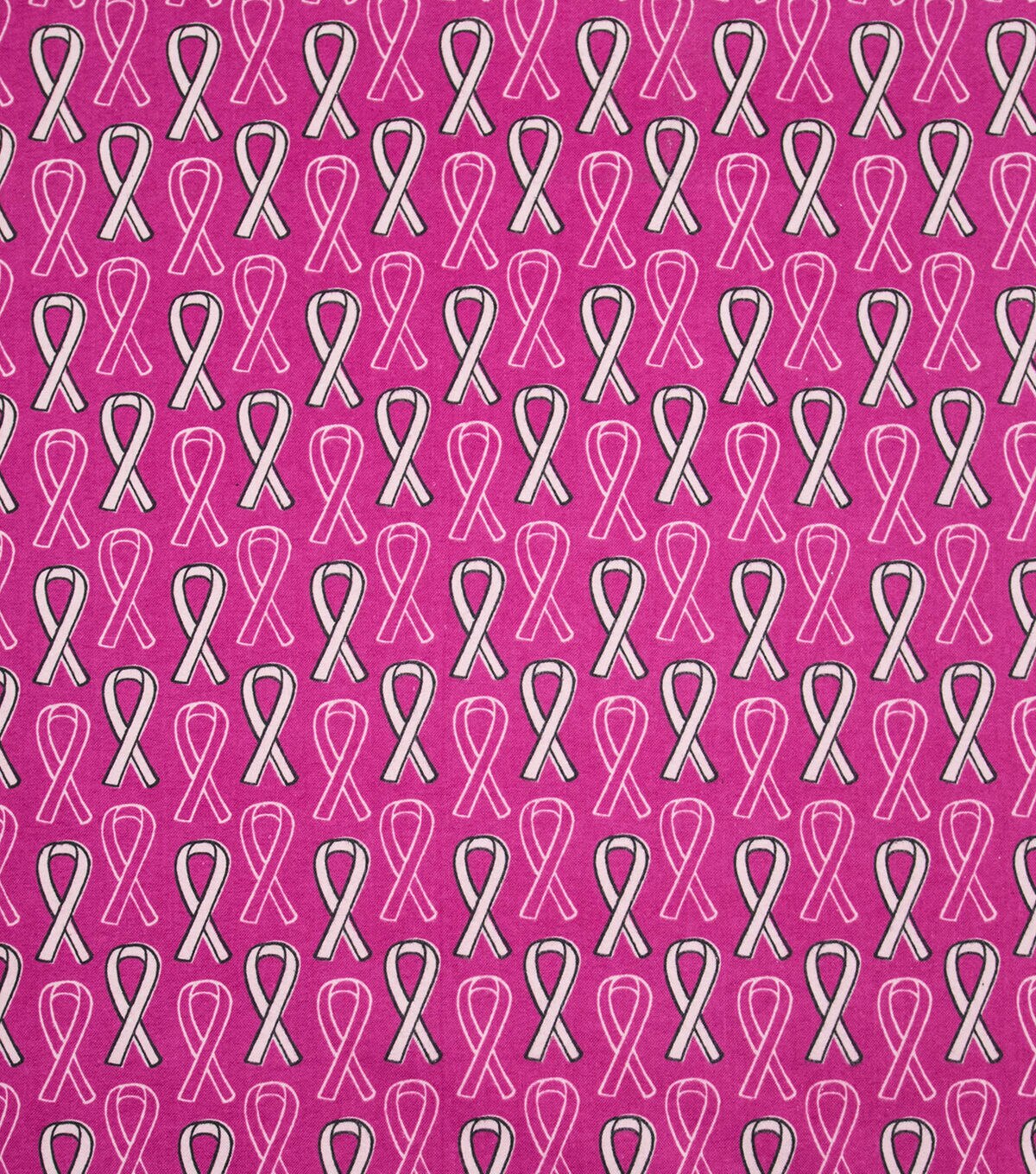Breast Cancer Awareness Super Snuggle Pink Ribbon Flannel Fabric