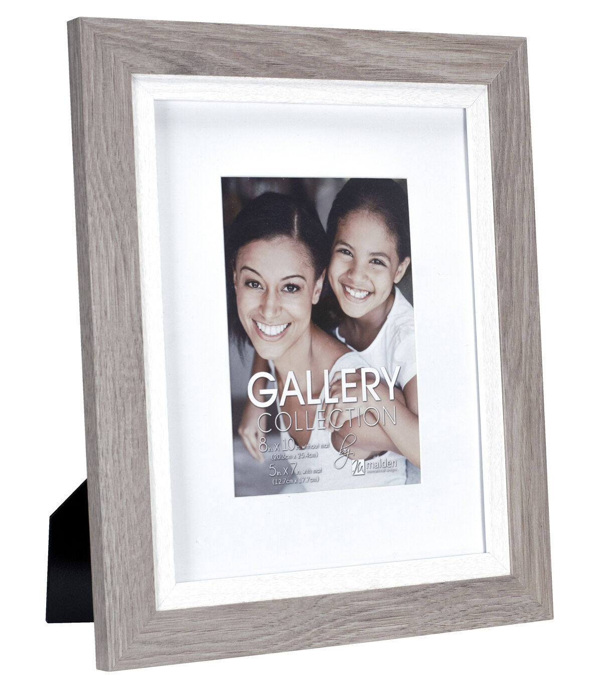 Malden 8 x 10 Matted to 5 x 7 Brown Picture Frame With Beveled Mat