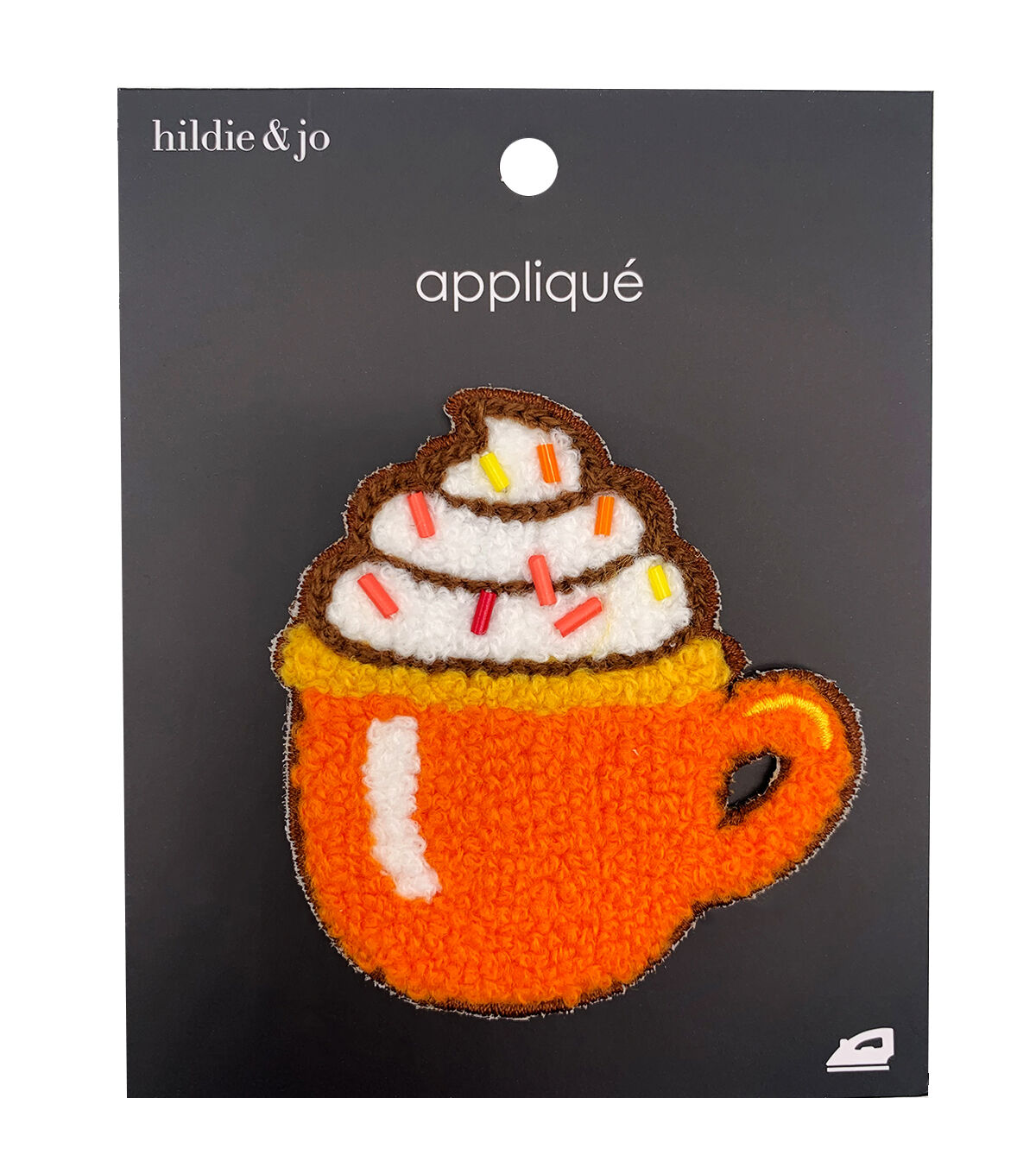 3 Cappuccino Iron On Patch by hildie & jo