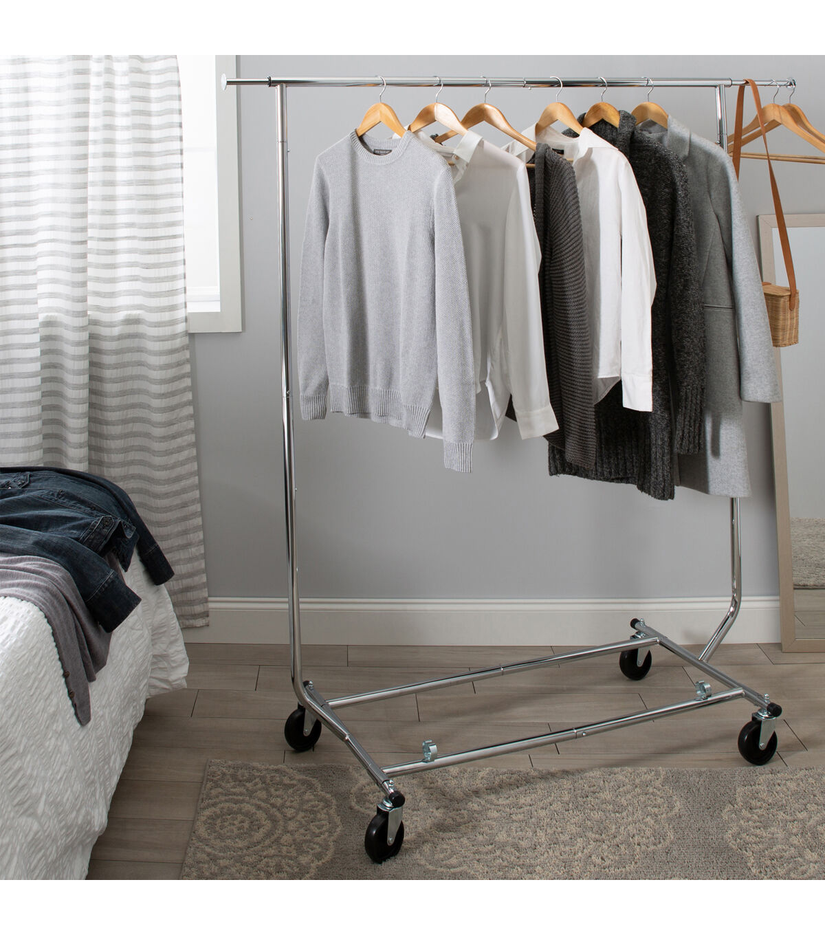 Organize It All 71.5 Adjustable Ultra Garment Rack
