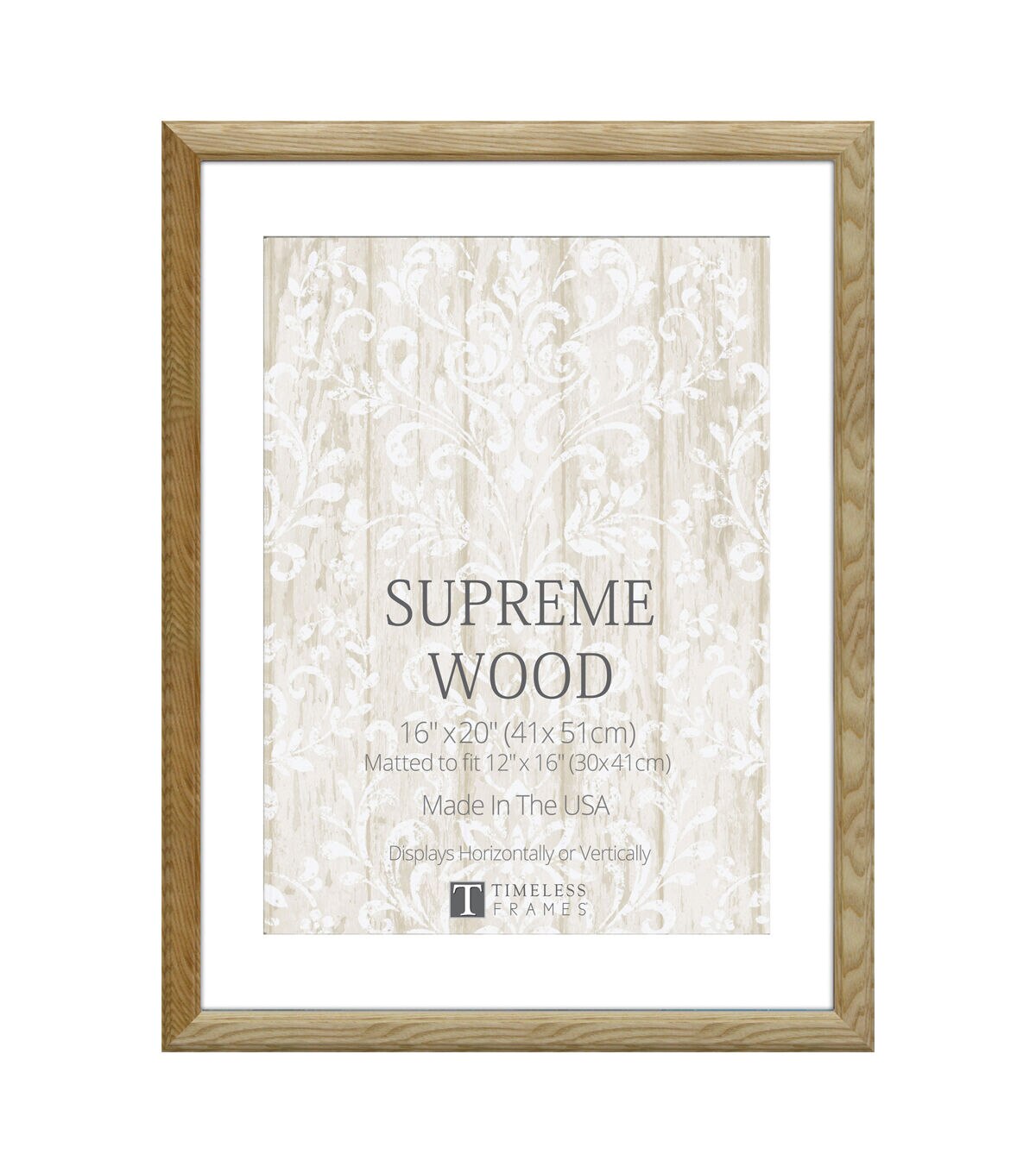 Timeless Frames 16x20 Supreme Woods Matted to 12x16