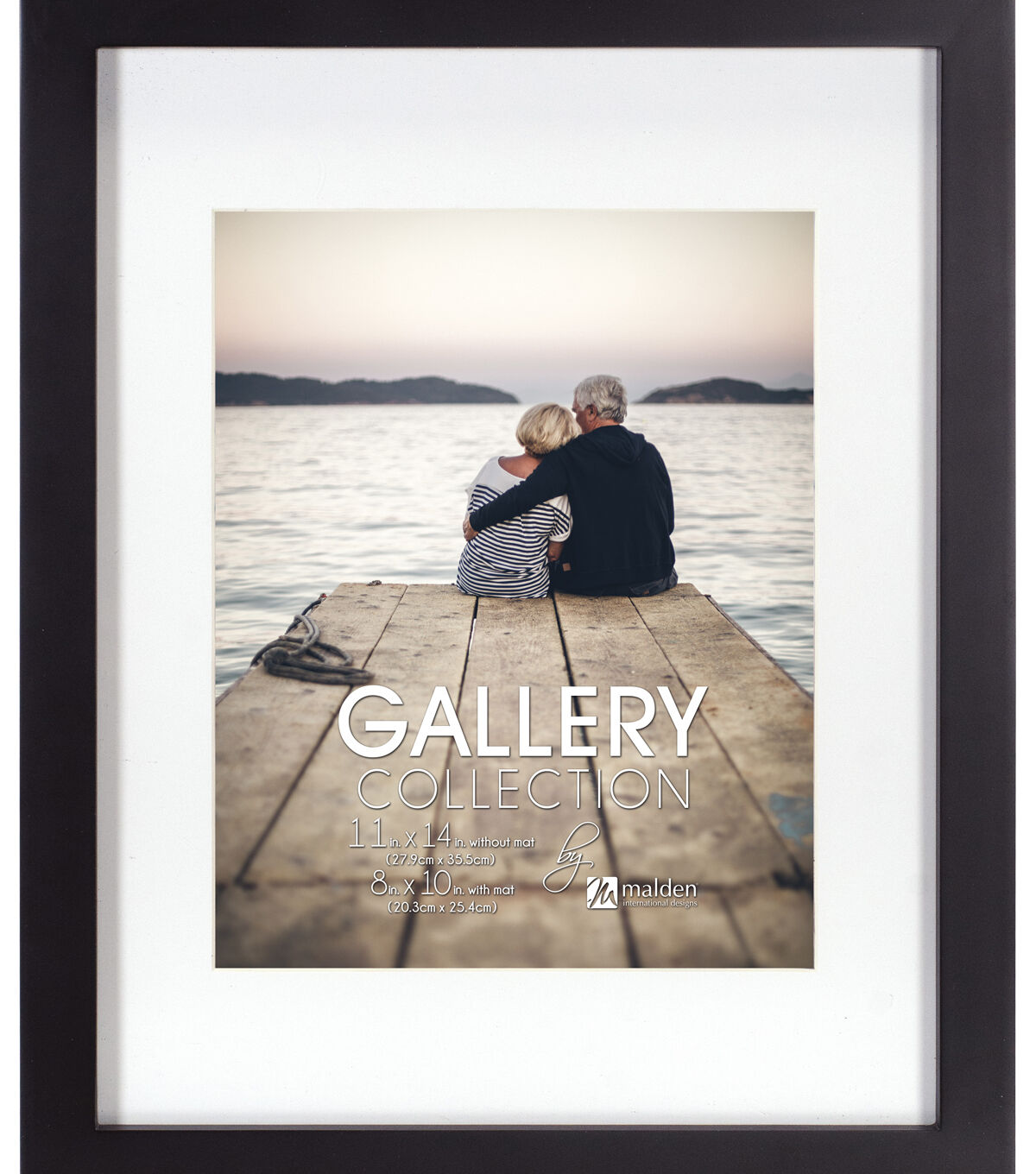 Malden 11 x 14 Matted to 8 x 10 Matte Gallery Wall Frame