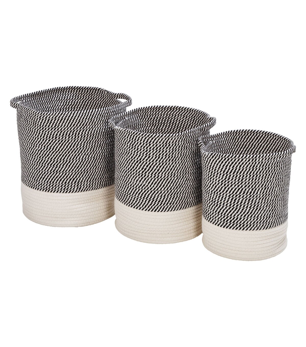 Honey Can Do 12.5 Cotton Rope Baskets 3ct
